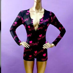 "yes daddy" onesie